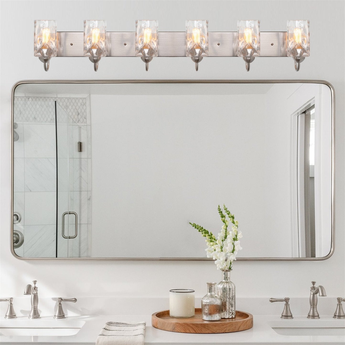 Armada II 48' Modern 6-Light Over Mirror Vanity / Bathroom Light