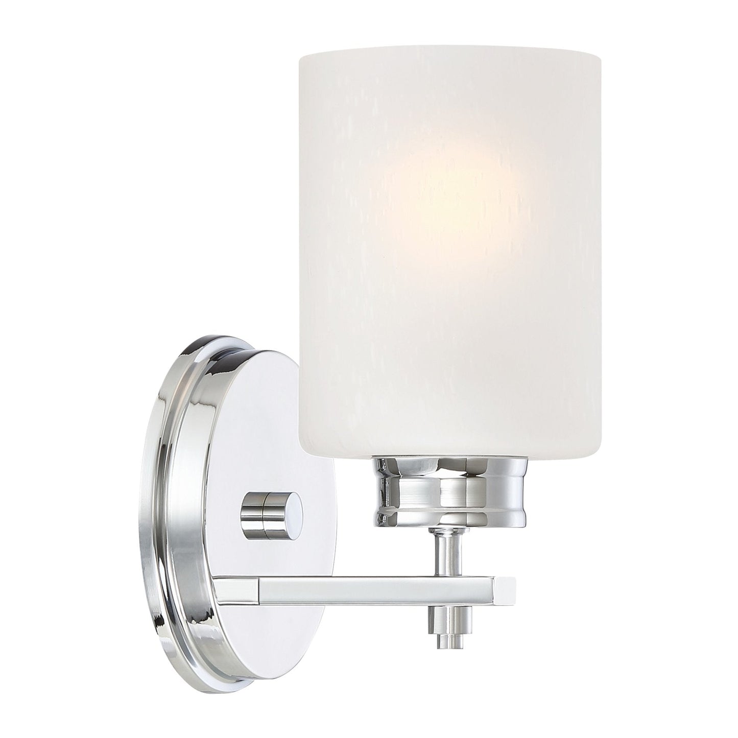 Phoebe 8' Silver Modern Bathroom / Vanity Wall Sconce