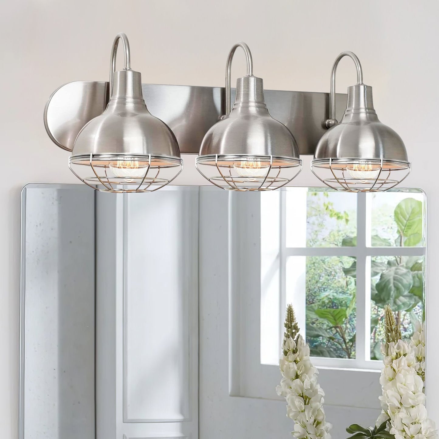 Liberty 24' 3-Light Modern Industrial Vanity / Bathroom Light