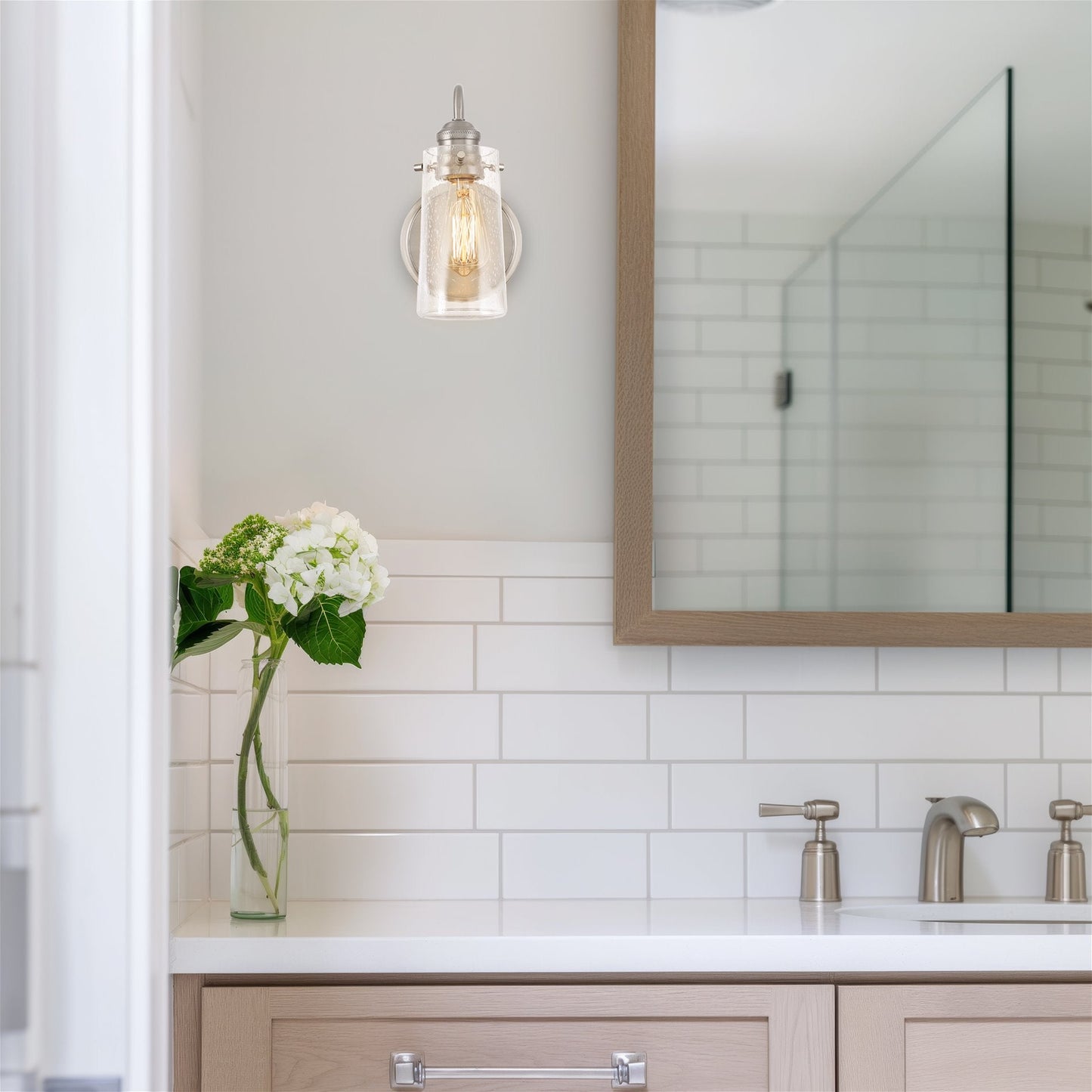 Rayne 10' Modern Farmhouse Gooseneck Bathroom / Vanity Wall Sconce