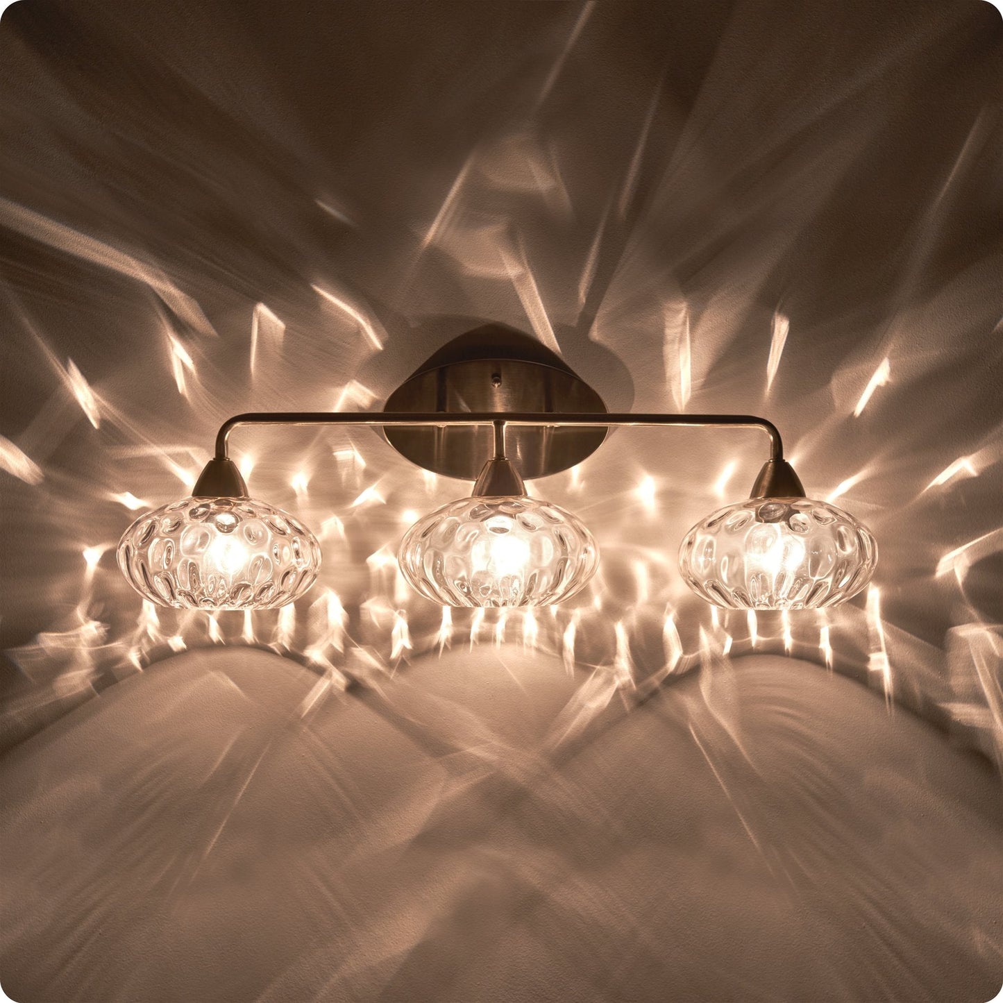 Marina 26' Modern 3-Light Vanity / Bathroom Light