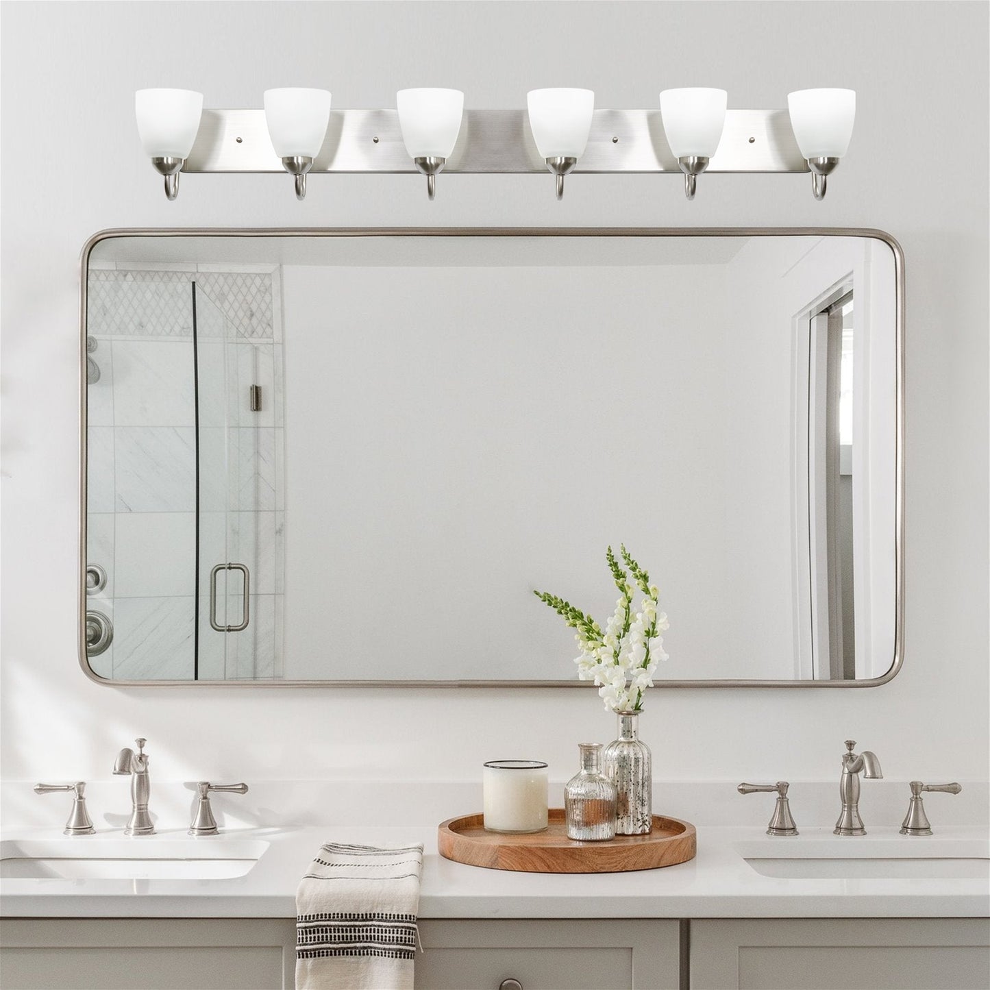 Armada 49' Modern 6-Light Over Mirror Vanity / Bathroom Light