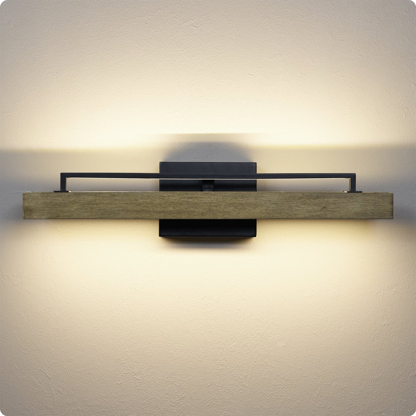 Felix 25' Light Golden Modern Integrated LED (24W) Vanity / Bathroom Light